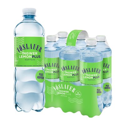 Bild von Vöslauer Flavour Ingwer-Lemon + Koffein