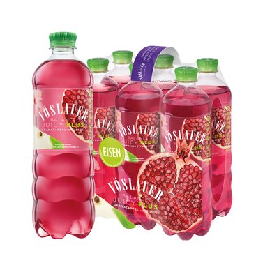 Bild von Vöslauer Balance Juicy Plus Granatapfel-Hibiskus mit Eisen