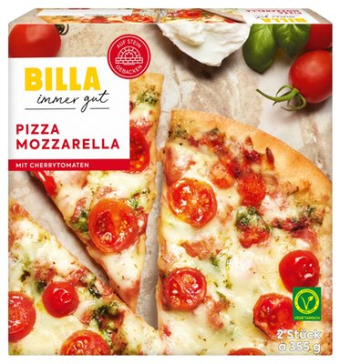 Bild von BILLA Steinofen Pizza Mozzarella 2er