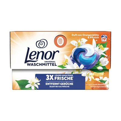 Bild von Lenor Universal Waschmittelpods Orangeblüte & Pfirsich