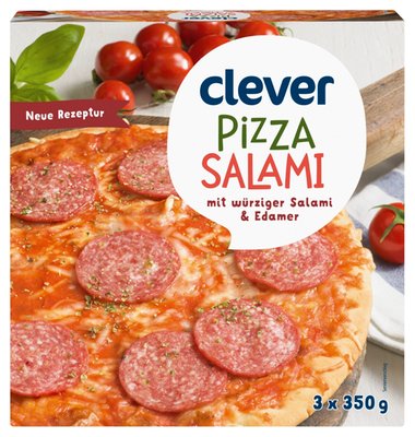 Bild von Clever Pizza Salami 3er