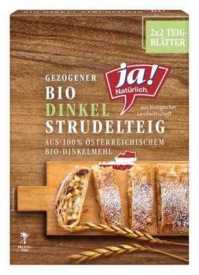 Bild von Ja! Natürlich Bio-Strudelteig gezogen