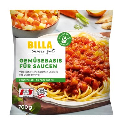 Bild von BILLA Gemüsebasis für Saucen AMA