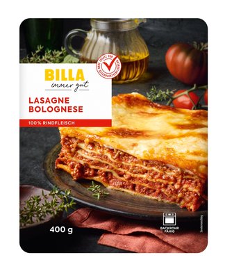 Bild von BILLA Lasagne Rind