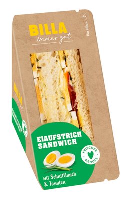 Bild von BILLA Ei-Schnittlauch Sandwich