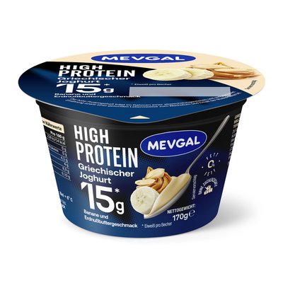 Bild von Mevgal Joghurt High Protein Banane- Erdnuße griechischer Art