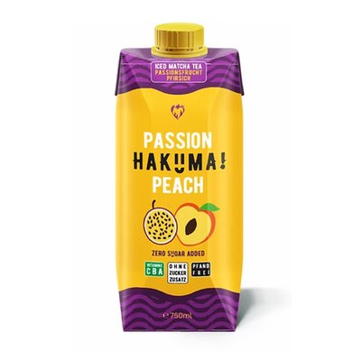 Bild von Hakuma Ice Tea Zero Passion Peach