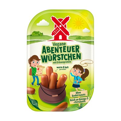 Bild von Rügenwalder Abenteuer Würstchen vegan