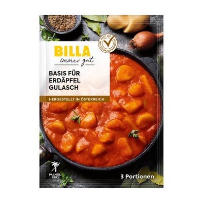 Bild von BILLA Basis für Erdäpfelgulasch