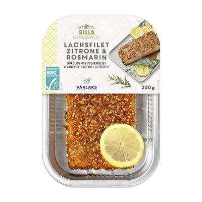 Bild von BILLA Genusswelt Lachsfilet Zitrone & Rosmarin
