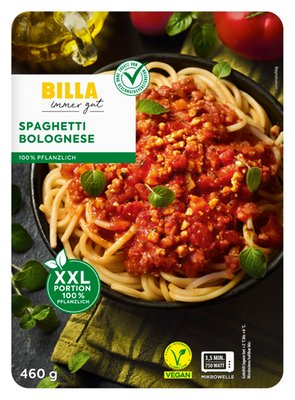 Bild von BILLA XXL Spaghetti Bolognese rein pflanzlich