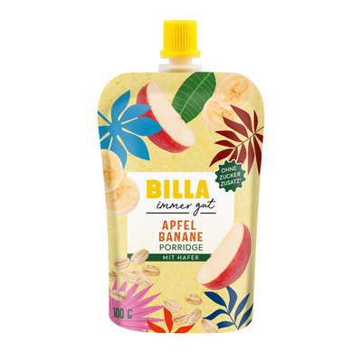 Bild von BILLA Porridge Apfel Banane