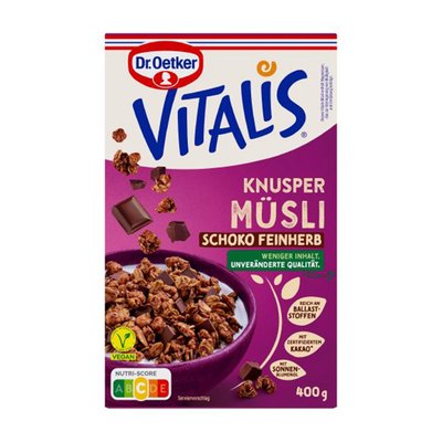 Bild von Dr. Oetker Vitalis Knuspermüsli Schoko feinherb