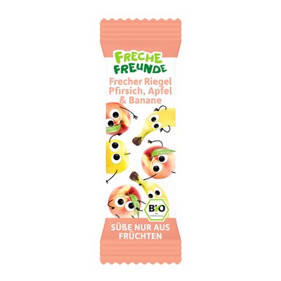 Bild von Freche Freunde Riegel Pfirsch, Apfel & Banane