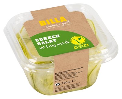 Bild von BILLA Gurkensalat Essig/Öl