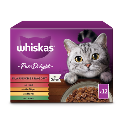 Bild von Whiskas Frischebeutel Ragout Klassische Auswahl 1+