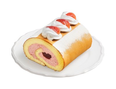 Bild von Erdbeerroulade