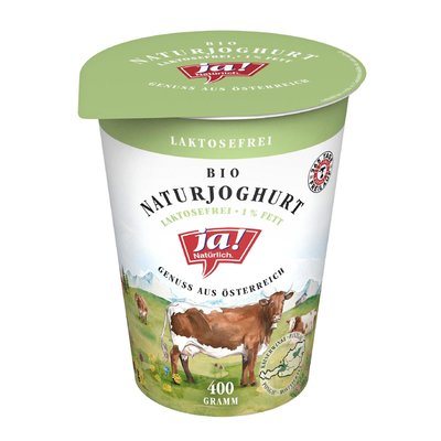 Bild von Ja! Natürlich laktosefreies Joghurt 1%
