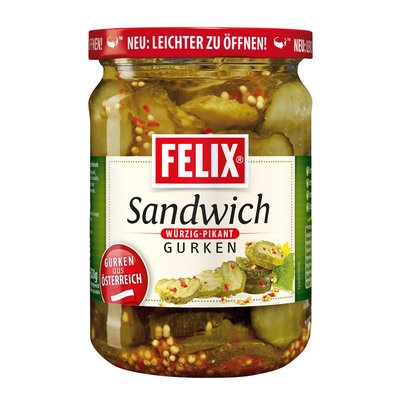Bild von Felix Sandwichgurken pikant