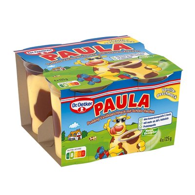 Bild von Dr. Oetker Paula Vanille Pudding mit Schokoflecken