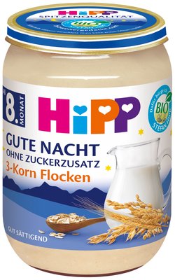 Bild von Hipp Gute Nacht 3-Korn Flocken