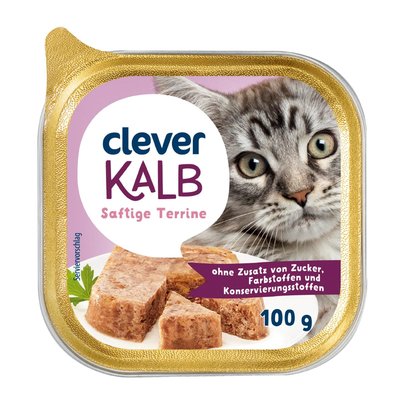 Bild von Clever Katze Kalb