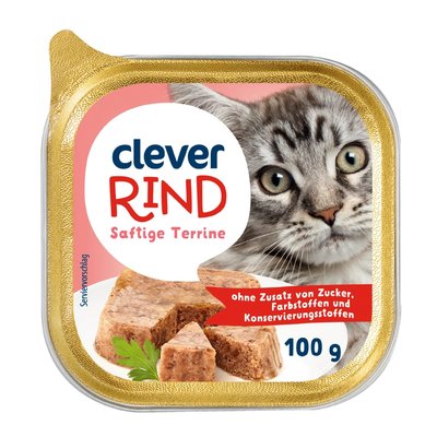 Bild von Clever Katze Rind