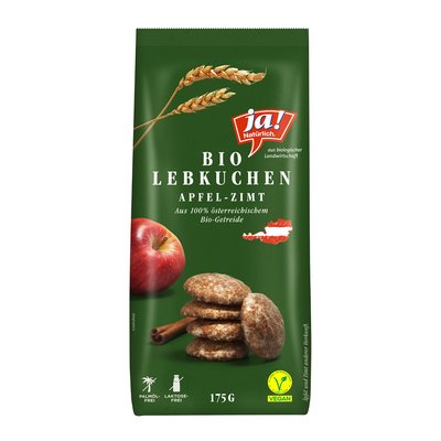 Bild von Ja! Natürlich Bio Lebkuchen Apfel-Zimt