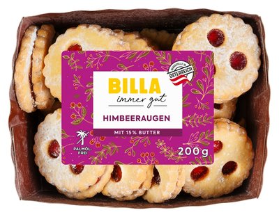 Bild von BILLA Himbeeraugen