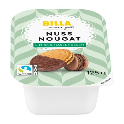 Bild von BILLA Nuss Nougat Masse