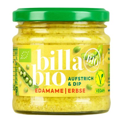 Bild von  BILLA Bio Aufstrich Erbse Edamame