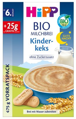 Bild von Hipp Gute Nacht Milchbrei Kinderkeks