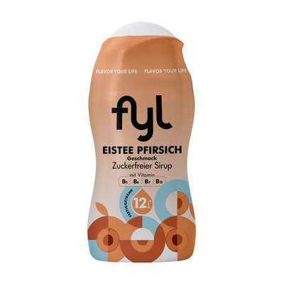 Bild von fyl Sirup Pfirsich Eistee - zuckerfrei