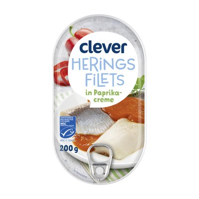 Bild von Clever Heringsfilet in Paprika Creme