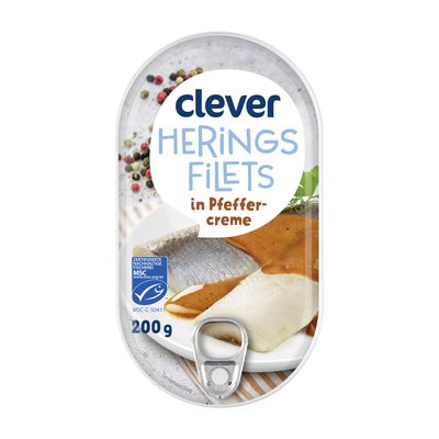 Bild von Clever Heringsfilet in Pfeffer Creme