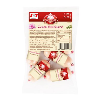 Bild von Zwiebelstreichwurst