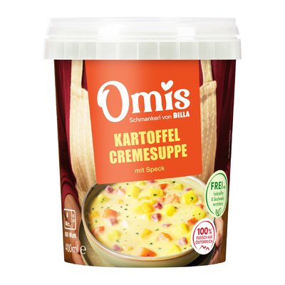 Bild von Omis Schmankerl Kartoffelcremesuppe mit Speck