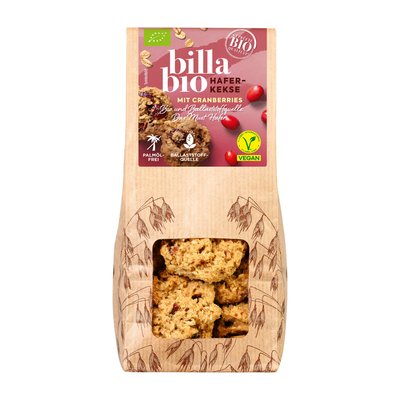 Bild von BILLA Bio Haferkekse mit Cranberries
