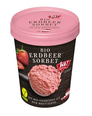 Bild von Ja! Natürlich Erdbeersorbet