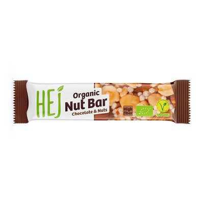 Bild von Hej Riegel Organic Nut Bar Chocolate & Nuts