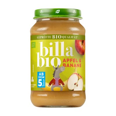 Bild von BILLA Bio Gläschen Apfel & Banane