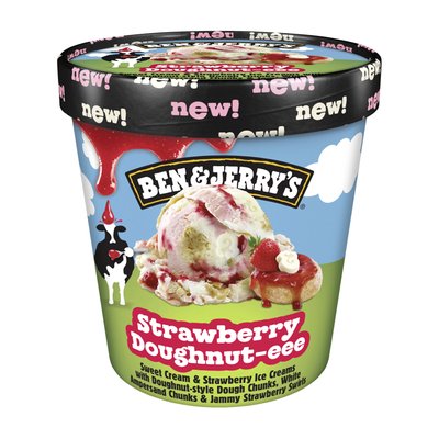 Bild von Ben & Jerry's Strawberry Doughnut-eee
