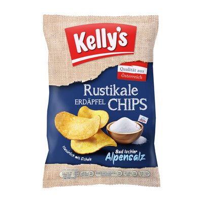Bild von Kellys Rustikale Chips mit Bad Ischler Alpensalz