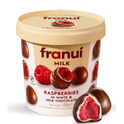 Bild von franuí Raspberry white & milk choco