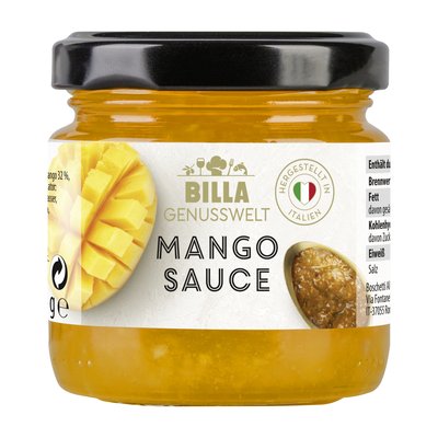 Bild von BILLA Genusswelt Mango Sauce