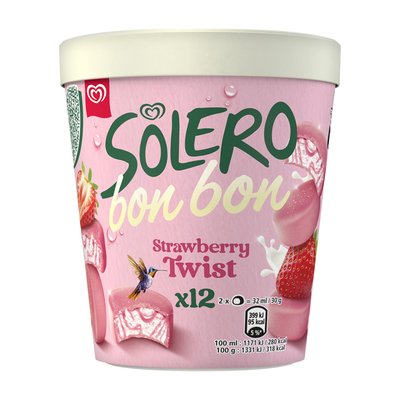 Bild von Eskimo Solero bonbon Strawberry Twist