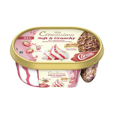 Bild von Eskimo Cremissimo Soft & Crunchy Erdbeere