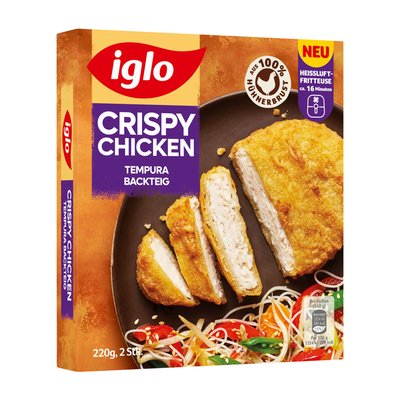 Bild von iglo Crispy Chicken Tempura Backteig