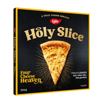 Bild von iglo Holy Slice Four Cheese Heaven Pizza