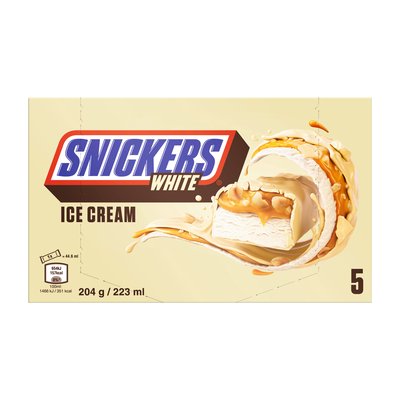 Bild von Snickers Ice Cream White